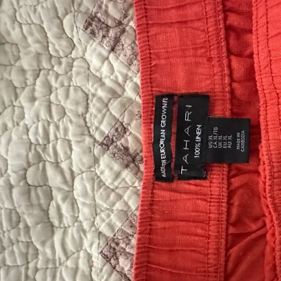 Orange Wide-Leg Pants - Picture 2 of 2